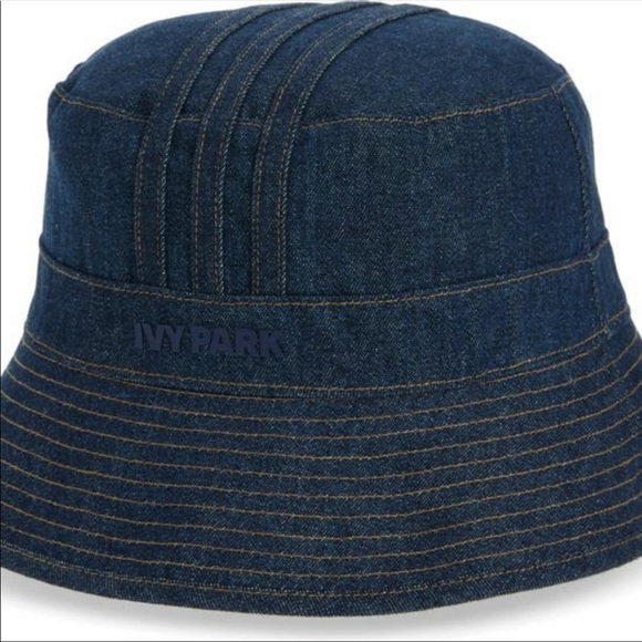 NWT Adidas x Ivy Park Rodeo Blue Denim Bucket Hat L/XL main image 4